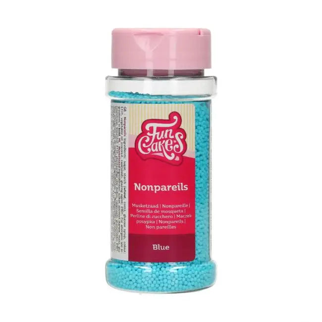 FunCakes Nonpareils Zuckerperlen Hellblau / 80g - Sugar Sweet Kitchen