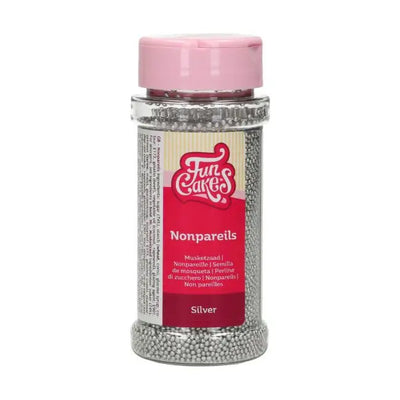FunCakes Nonpareils Zuckerperlen Silber / 80g