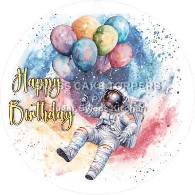 Galaktischer Tortenaufleger Space2 - personalisierbar