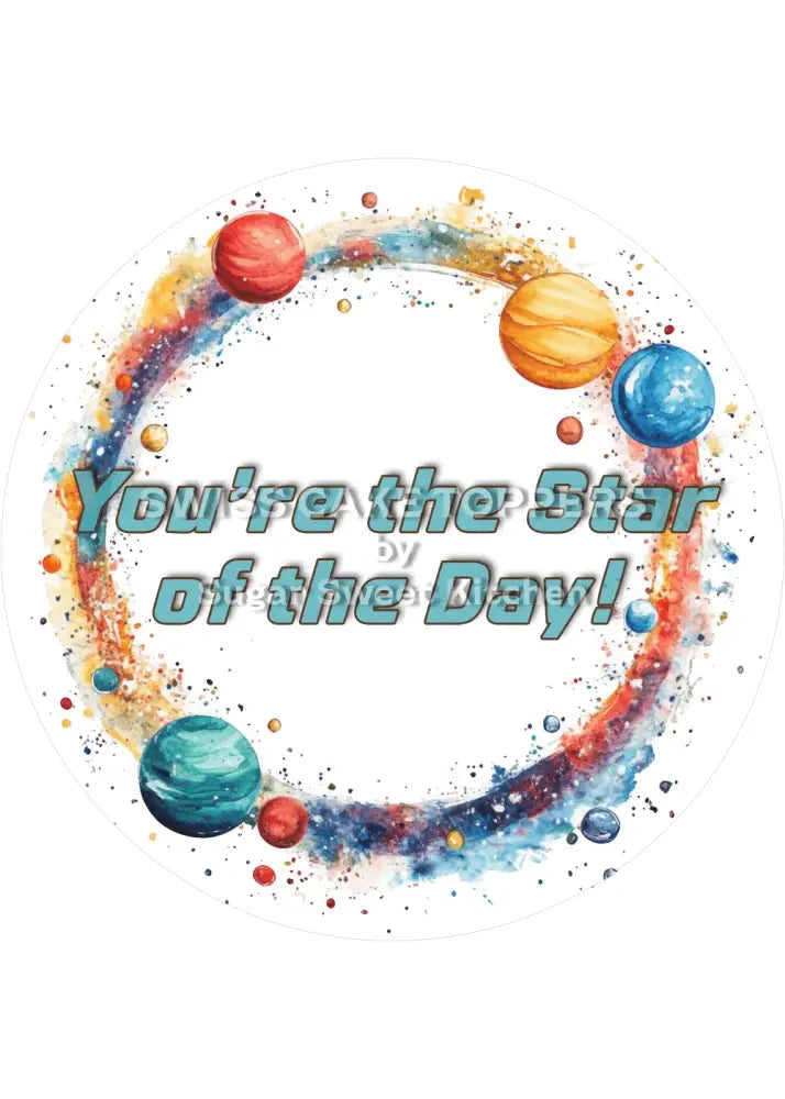 Galaktischer Tortenaufleger Space5 - personalisierbar - Fondant- Torten- & Cupcakeaufleger Sugar Sweet Kitchen