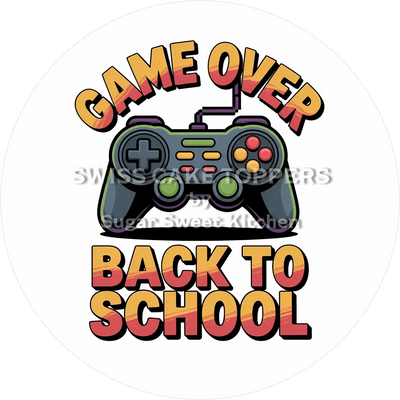 Game Over-Tortenaufleger3 - personalisierbar