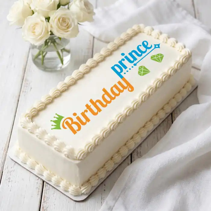 Cake Aufleger Geburtstag Prinz 01 – essbar & exklusiv - Fondant- Torten- Cupcakeaufleger Sugar Sweet Kitchen