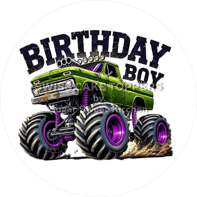 Geburtstags-Tortenaufleger Auto2 - personalisierbar