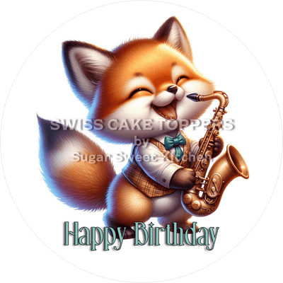 Geburtstags-Tortenaufleger Musik20 - personalisierbar