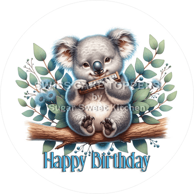 Geburtstags-Tortenaufleger Musik22 - personalisierbar