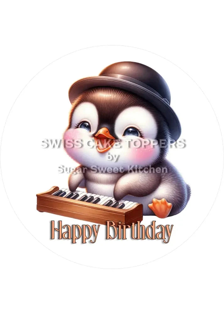 Geburtstags-Tortenaufleger Musik23 - personalisierbar - Fondant- Torten- & Cupcakeaufleger Sugar Sweet Kitchen