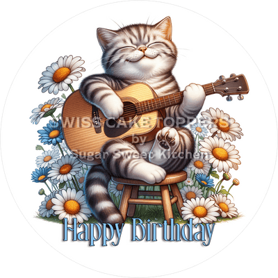 Geburtstags-Tortenaufleger Musik24 - personalisierbar