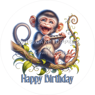Geburtstags-Tortenaufleger Musik27 - personalisierbar