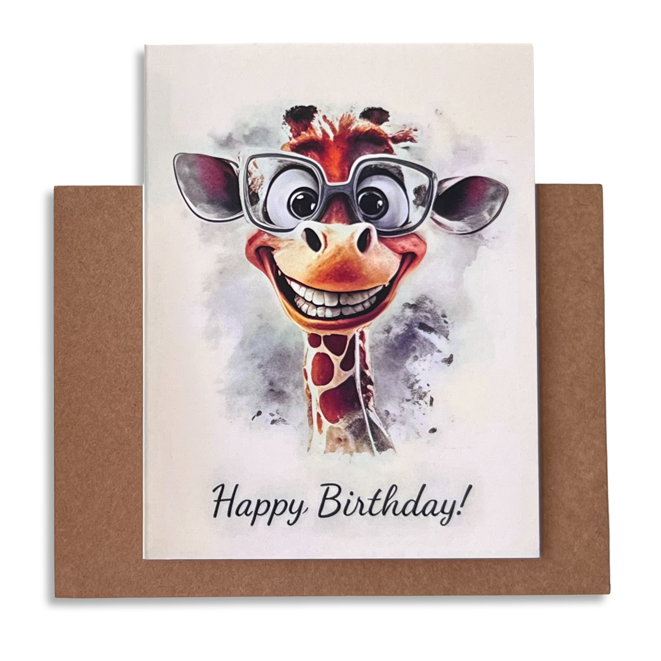 Geburtstagskarte Giraffe mit Umschlag 02 | 1 Stk. - Karten Sugar Sweet Kitchen