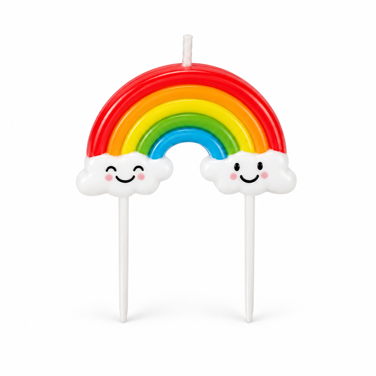 Geburtstagskerzen Regenbogen – für Torten & Cupcakes / 1Stk. - Tortendekoration Sugar Sweet Kitchen
