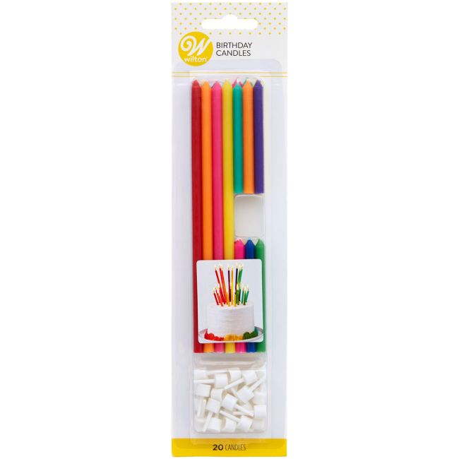 Geburtstagskerzen Wilton / 20Stk. - Dekorationen nicht essbar Sugar Sweet Kitchen