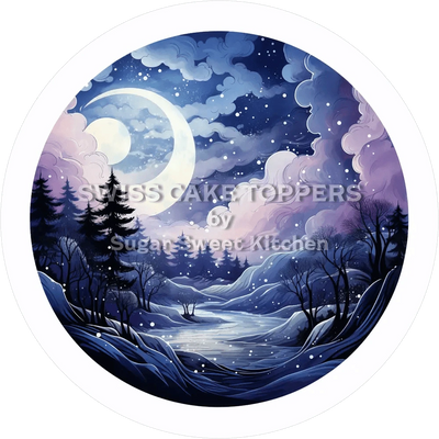 Geheimisvoller Mond-Tortenaufleger3 - personalisierbar