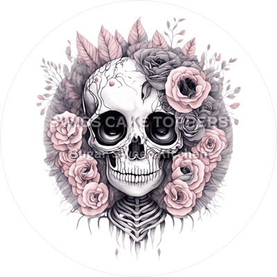 Geheimnisvoller Halloween-Tortenaufleger10 - personalisierbar