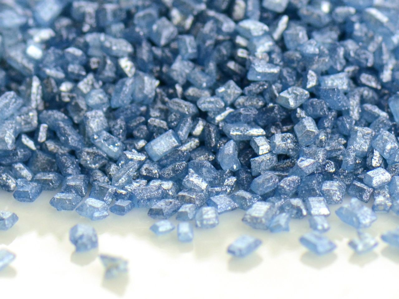 Glimmer-Zucker Blau / 100g - Zuckerdekorationen Sugar Sweet Kitchen