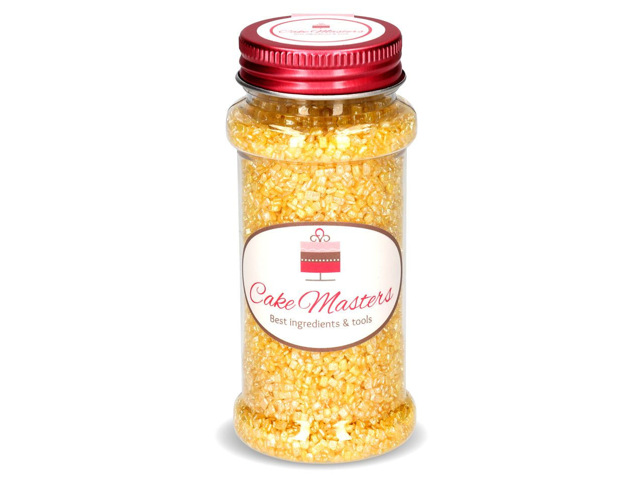 Glimmer-Zucker Gelb / 100g - Zuckerdekorationen Sugar Sweet Kitchen