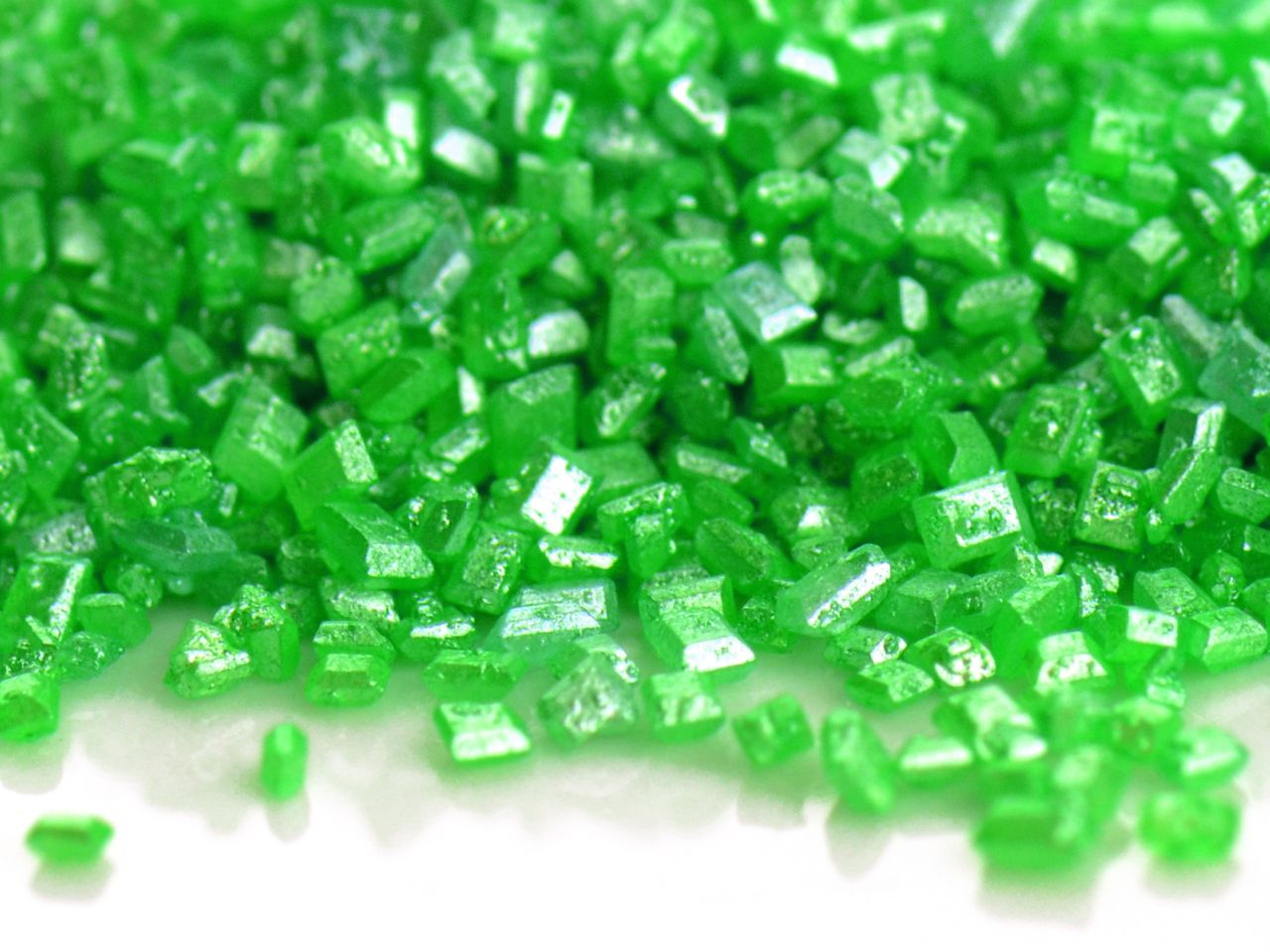 Glimmer-Zucker Grün / 100g - Zuckerdekorationen Sugar Sweet Kitchen