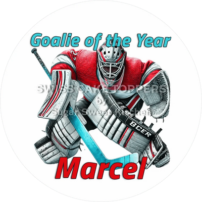 Goalie of the Year -Tortenaufleger7 mit Name od. Text