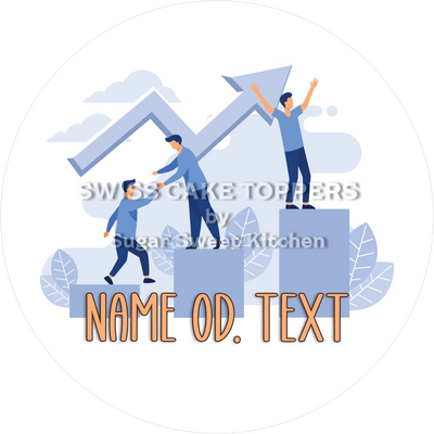 Gratulations-Tortenaufleger mit deinem Text oder Namen1