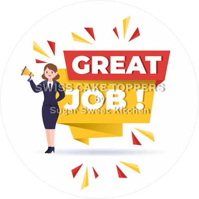 Great Job - Tortenaufleger