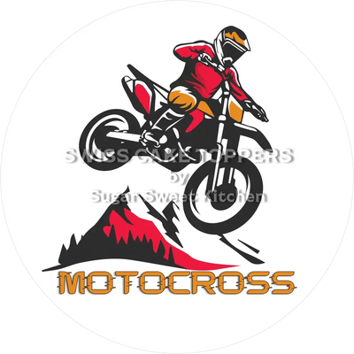 Grossartiger MotoCross-Tortenaufleger7 - personalisierbar