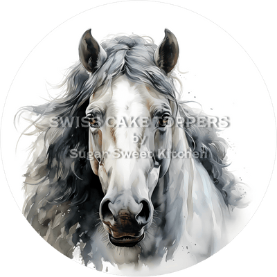 Grossartiger Pferde-Tortenaufleger10 - personalisierbar