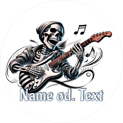 Grusliger Halloween-Tortenaufleger mit Namen od. Text