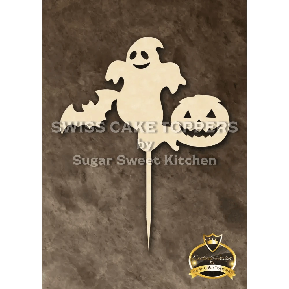 Halloween Cake Topper ’Nachtgeister’ - Holz - Sugar Sweet Kitchen