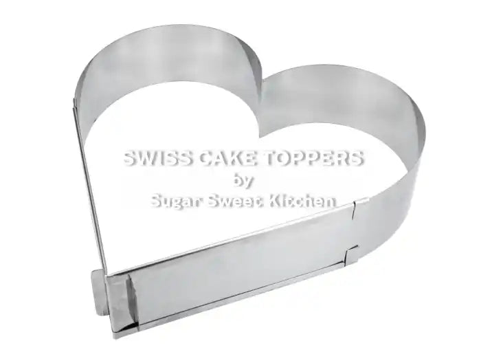 Herz-Backrahmen verstellbar / 29-38cm - Backrahmen Sugar Sweet Kitchen