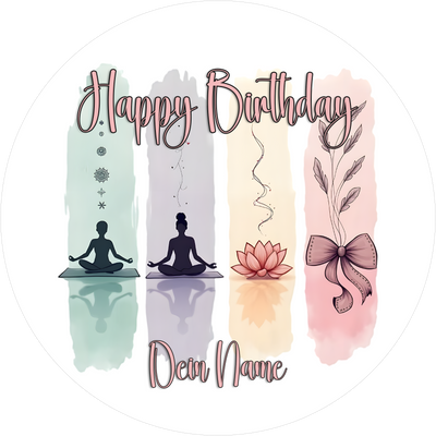 Hobby Tortenaufleger Yoga6 - personalisiert