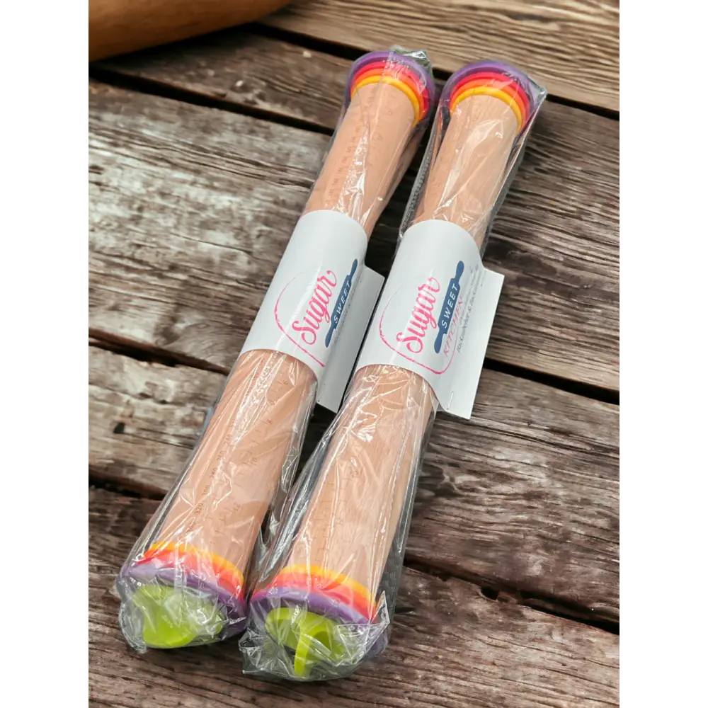 Holz-Teigroller verstellbar - Teigroller Sugar Sweet Kitchen