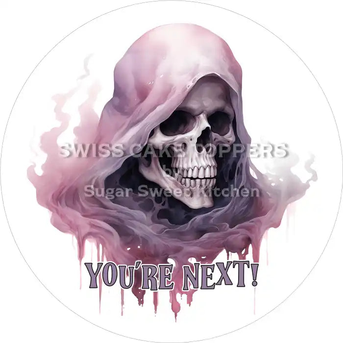 Horror-Tortenaufleger 4 - personalisierbar - Fondant- Torten- & Cupcakeaufleger Sugar Sweet Kitchen