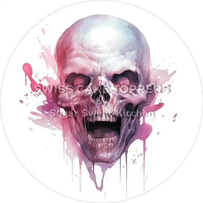 Horror-Tortenaufleger 6 - personalisierbar - Fondant- Torten- & Cupcakeaufleger Sugar Sweet Kitchen