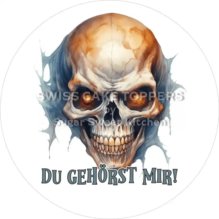 Horror-Tortenaufleger 7 - personalisierbar - Fondant- Torten- & Cupcakeaufleger Sugar Sweet Kitchen