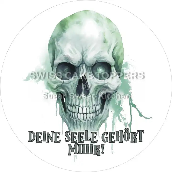 Horror-Tortenaufleger 8 - personalisierbar - Fondant- Torten- & Cupcakeaufleger Sugar Sweet Kitchen