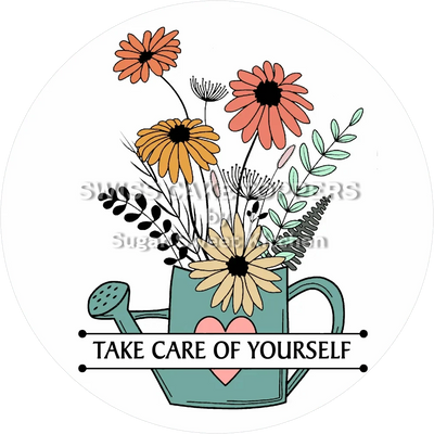 Hübscher Abschied-Tortenaufleger - personalisierbar