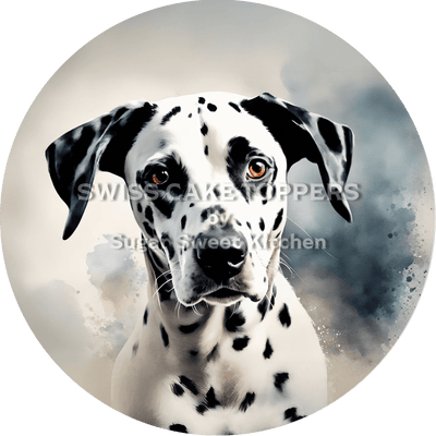 Hübscher Hunde-Tortenaufleger12 - personalisierbar