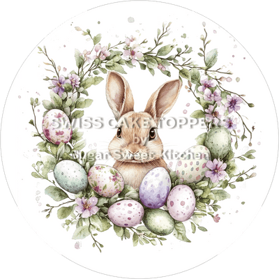 Hübscher Oster-Tortenaufleger - personalisierbar