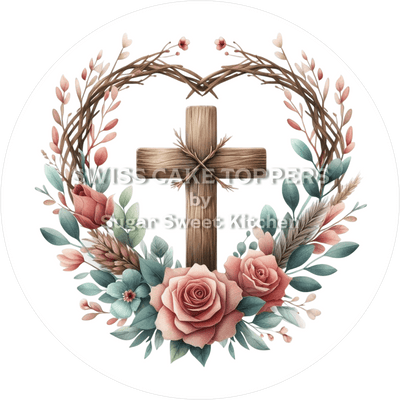 Hübscher Tortenaufleger Kommunion8 - personalisierbar