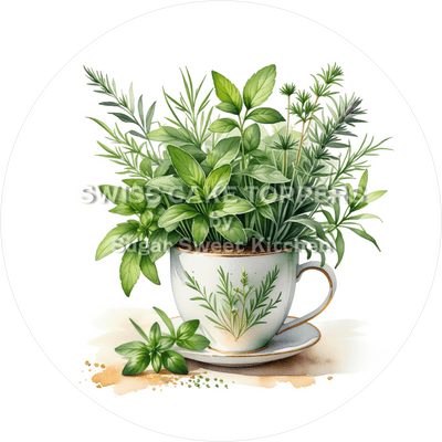 Hübscher Tortenaufleger mit Kräutern6 - personalisierbar