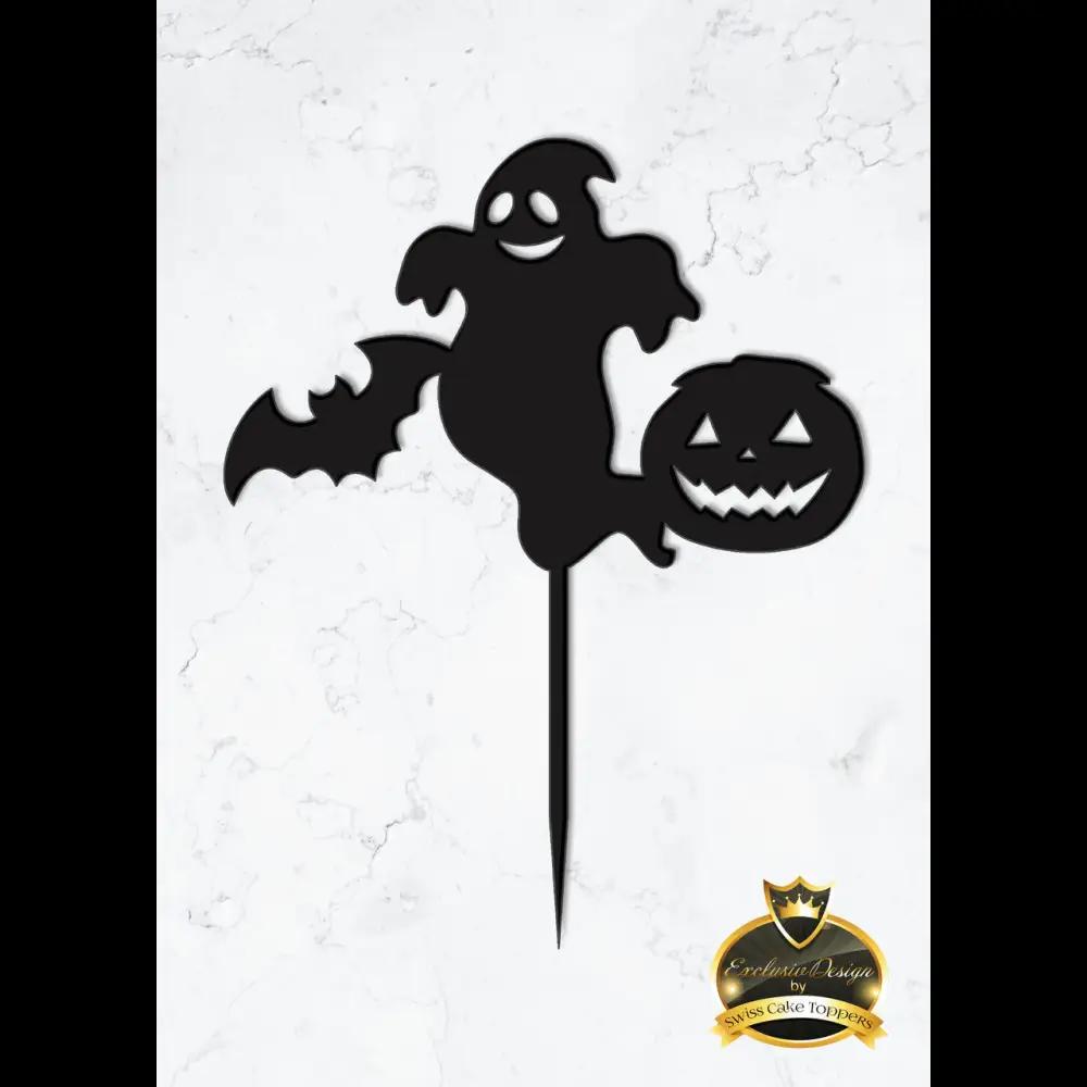 Halloween Cake Topper ’Nachtgeister’ - Acryl Schwarz - Sugar Sweet Kitchen