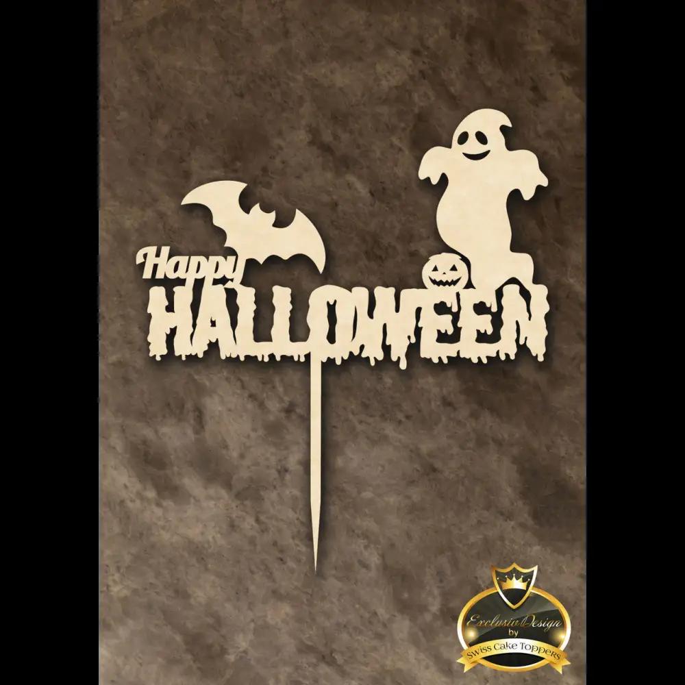 Halloween Cake Topper ’Geisterspuk’ - Holz - Sugar Sweet Kitchen
