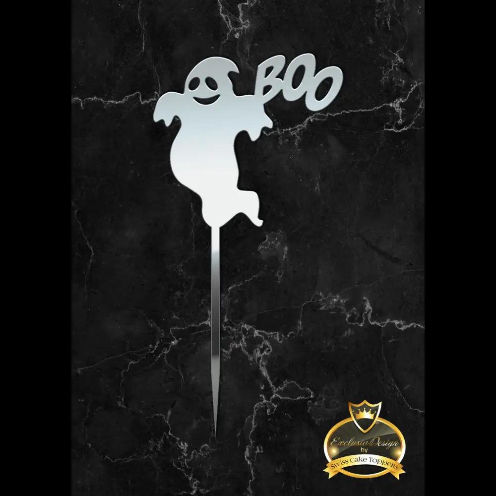 Halloween Cake Topper ’Geistertanz’ - Acryl Silber - Sugar Sweet Kitchen