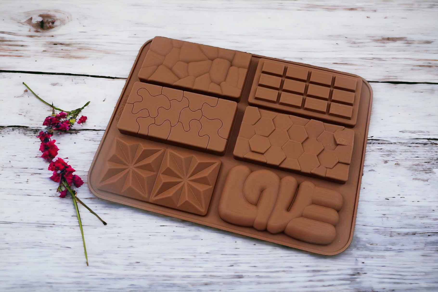Schokoladenform Mini-Motiv-Tafeln - Sugar Sweet Kitchen