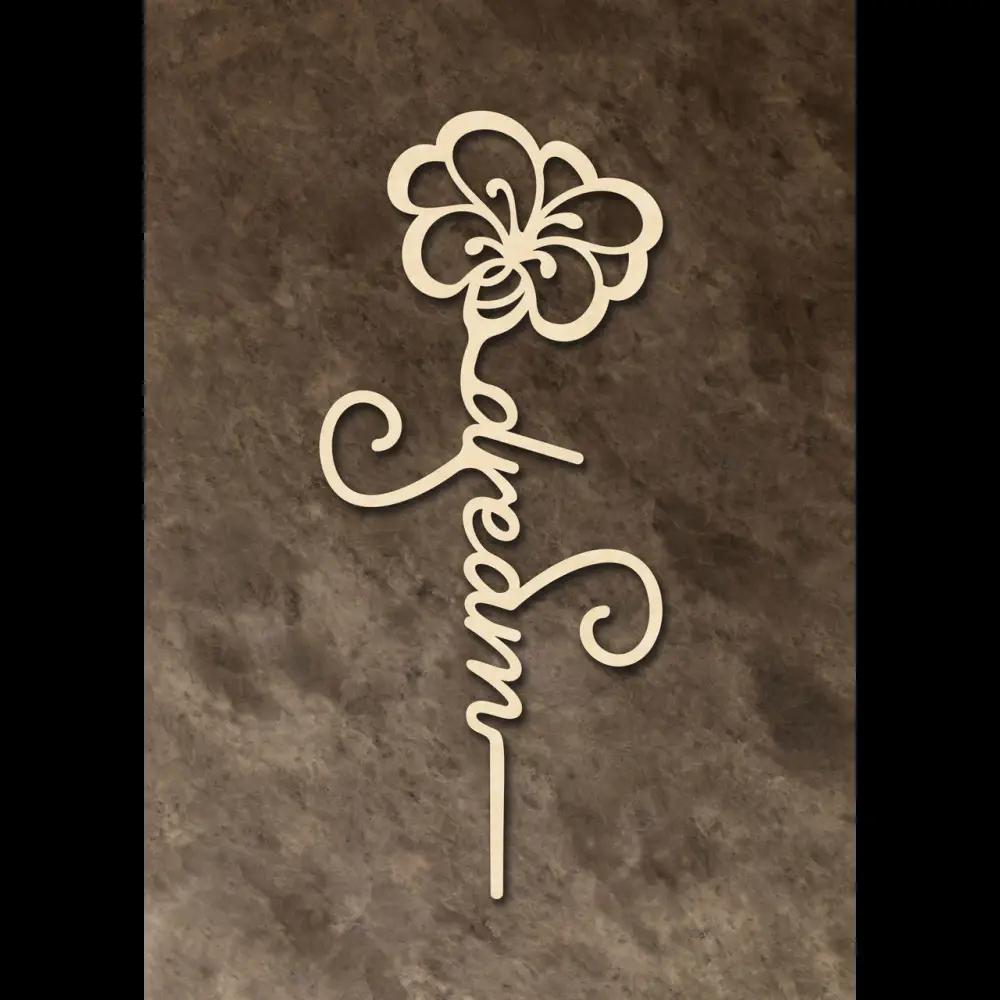 Cake Topper ’Dream’ - Holz - Sugar Sweet Kitchen