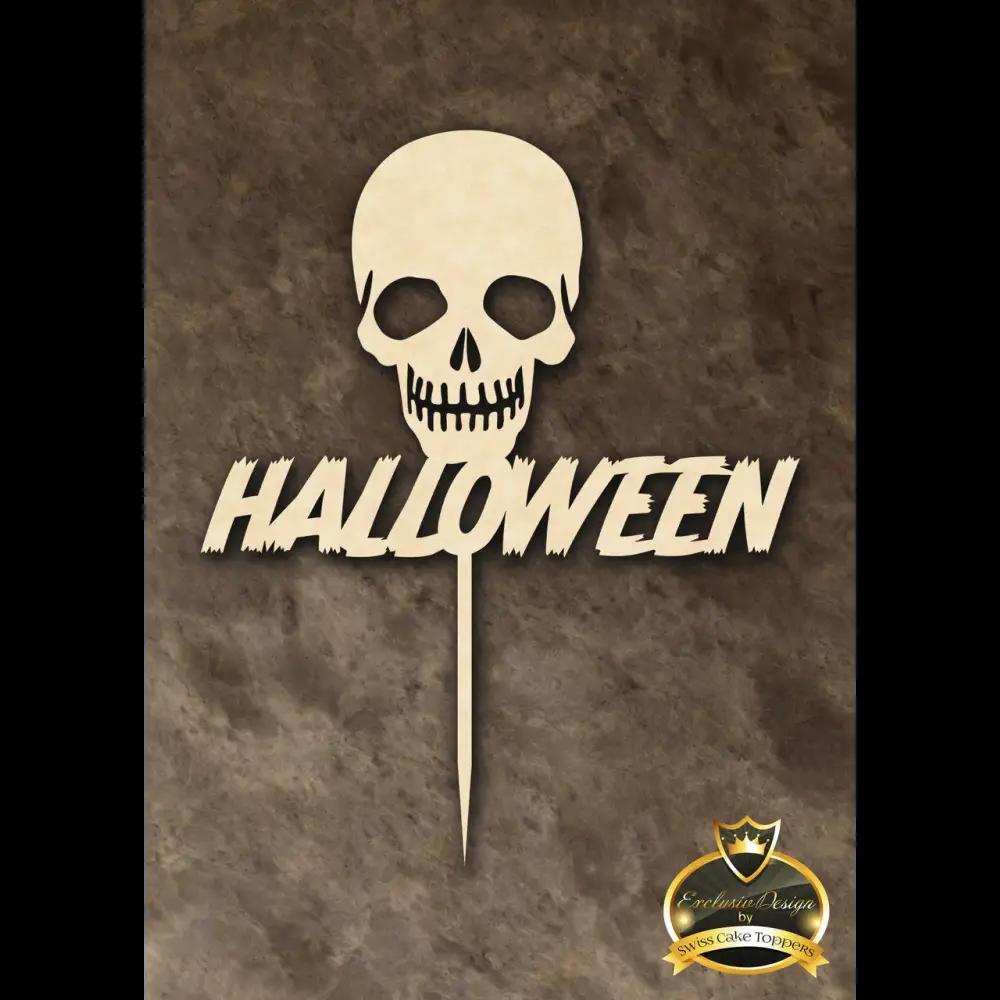 Halloween Cake Topper ’Totenschau’ - Holz - Sugar Sweet Kitchen