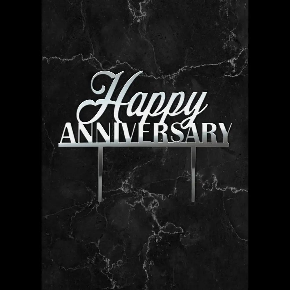 Cake Topper ’Together Forever’ - Acryl Silber - Sugar Sweet Kitchen