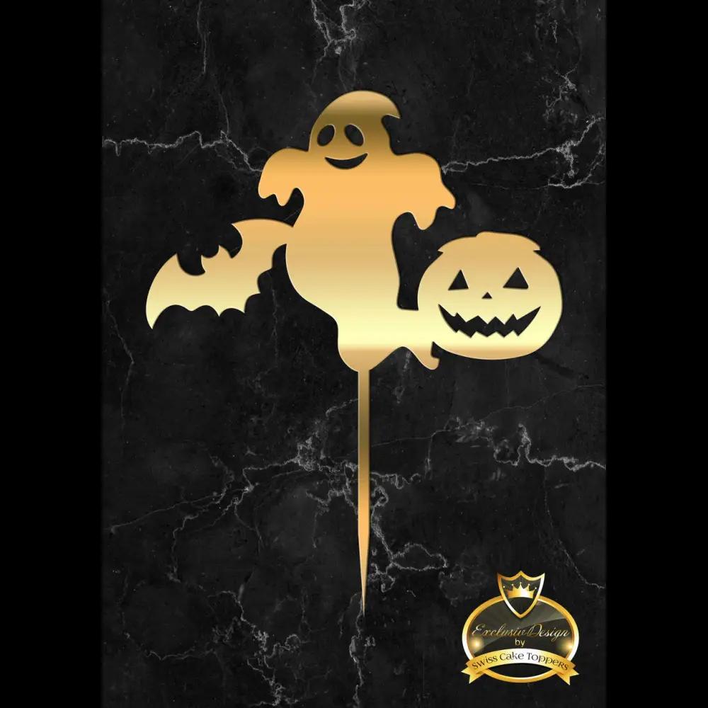 Halloween Cake Topper ’Nachtgeister’ - Acryl Gold - Sugar Sweet Kitchen