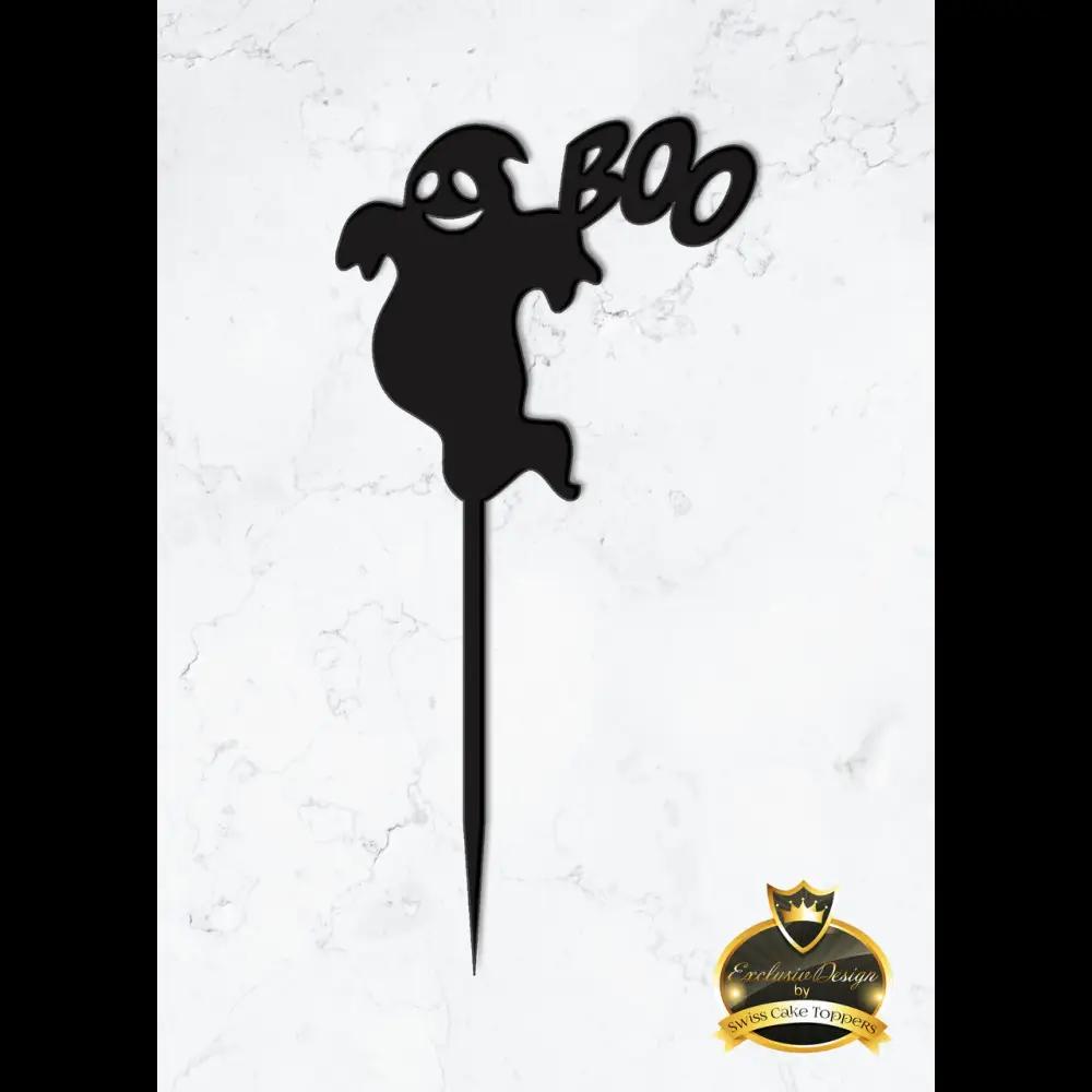 Halloween Cake Topper ’Geistertanz’ - Acryl Schwarz - Sugar Sweet Kitchen