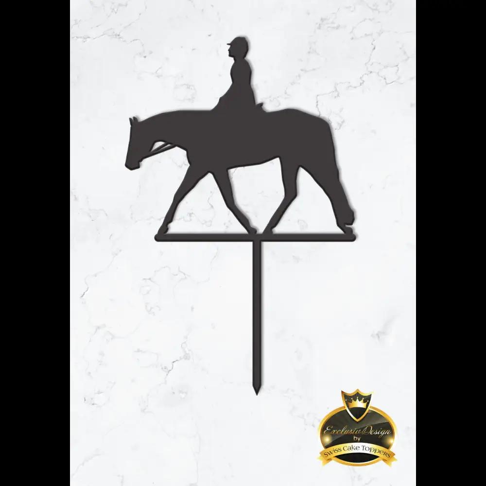 Cake Topper ’Riders Dream’ - Acryl Schwarz - Sugar Sweet Kitchen