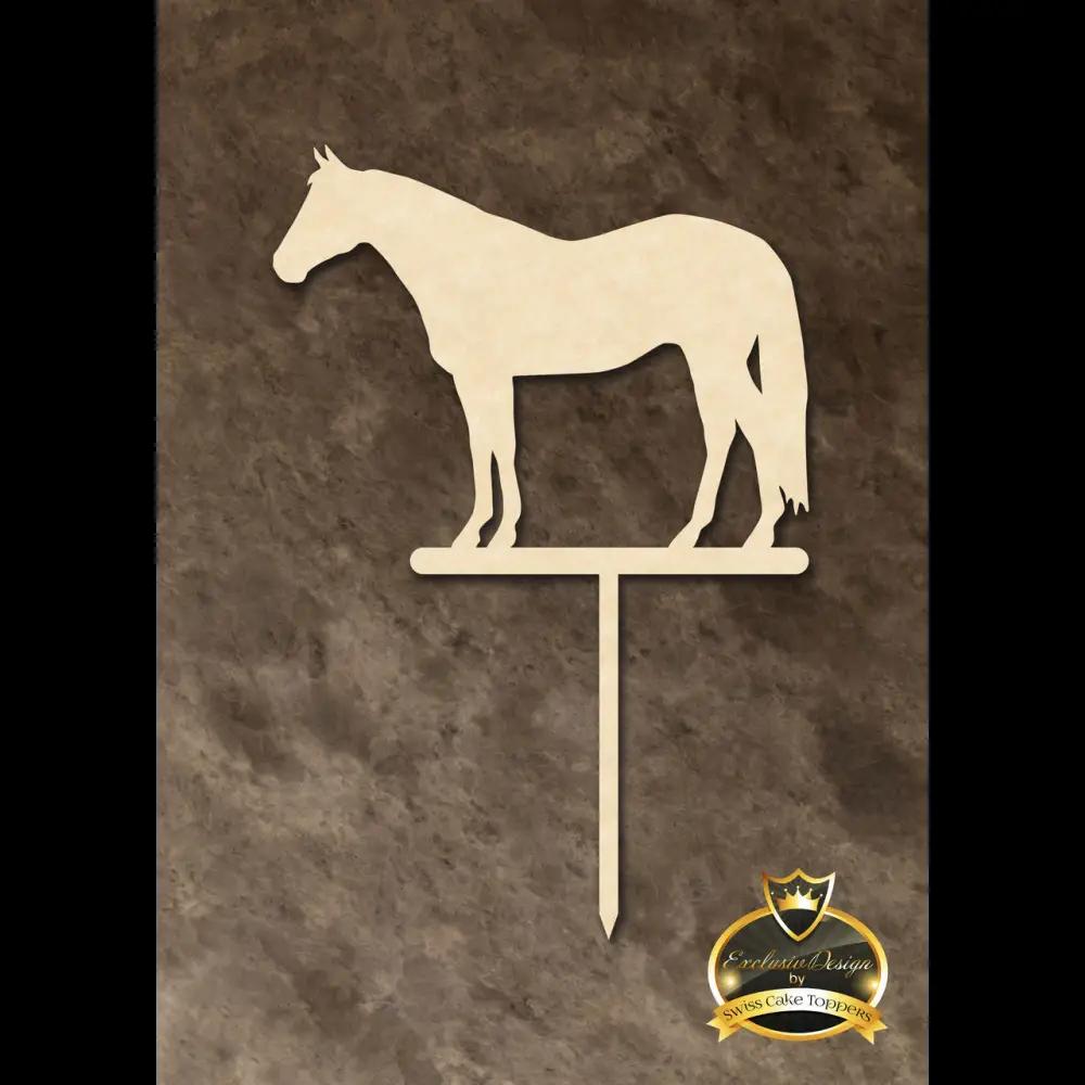 Cake Topper ’Royal Horse’ - Holz - Sugar Sweet Kitchen